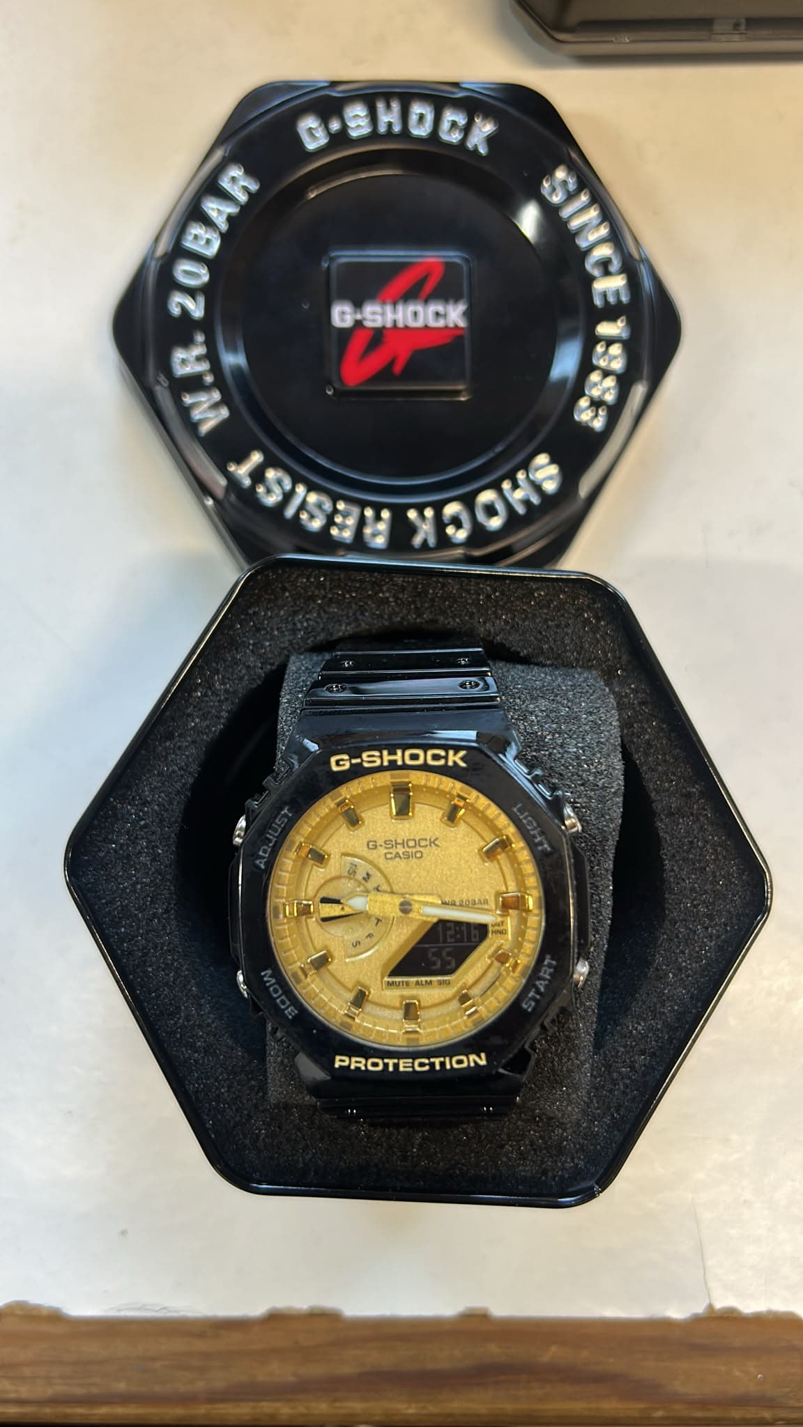 Casio G-Shock GA-2100GB-1AER "Black & Gold"